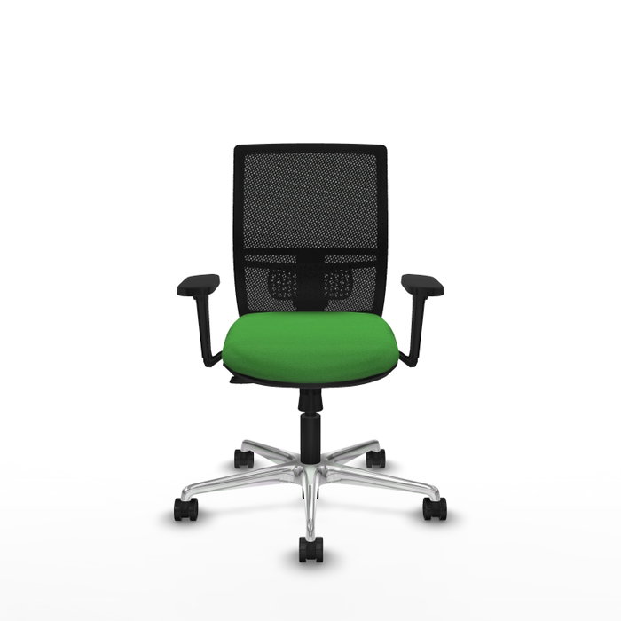 PIQUERAS Y CRESPO Silla de oficina Yunquera Verde con Brazos 3D PIQUERAS Y CRESPO Silla de oficina Yunquera Verde con Brazos 3D