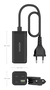 AISENS Cargador Sobremesa GaN 100W, 3x USB-C PD3.0 QC4.0 QC5.0, 1x USB-A QC3.0, Negro