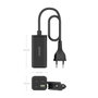 Aisens Cargador Sobremesa GaN 100W 3xUSB-C y 1xUSB-A Negro