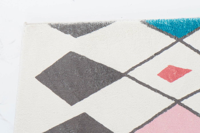 DKD Home Decor Alfombra Moderno Multicolor Rombos Poliester 240 x 60 cm (2 Unidades) 240x60cm DKD Home Decor Alfombra Moderno Multicolor Rombos Poliester 240 x 60 cm (2 Unidades) 240x60cm