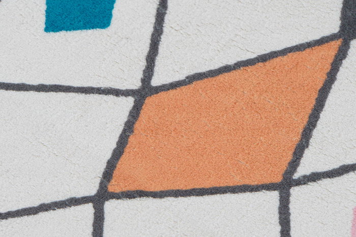 DKD Home Decor Alfombra Moderno Multicolor Rombos Poliester 240 x 60 cm (2 Unidades) 240x60cm DKD Home Decor Alfombra Moderno Multicolor Rombos Poliester 240 x 60 cm (2 Unidades) 240x60cm