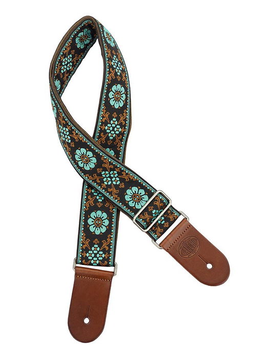 Correa Gaucho Serie Deluxe Tradicional para Guitarra 50 mm Marrón/Azul Correa Gaucho Serie Deluxe Tradicional para Guitarra 50 mm Marrón/Azul