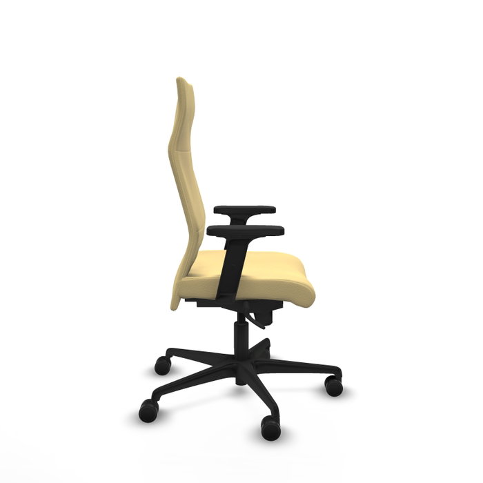 PIQUERAS Y CRESPO Sillón Albacete con mecanismo Sincro, Similpiel Crema PIQUERAS Y CRESPO Sillón Albacete con mecanismo Sincro, Similpiel Crema