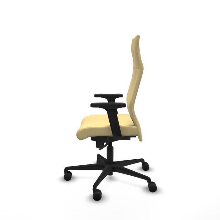 PIQUERAS Y CRESPO Sillón Albacete con mecanismo Sincro, Similpiel Crema PIQUERAS Y CRESPO Sillón Albacete con mecanismo Sincro, Similpiel Crema