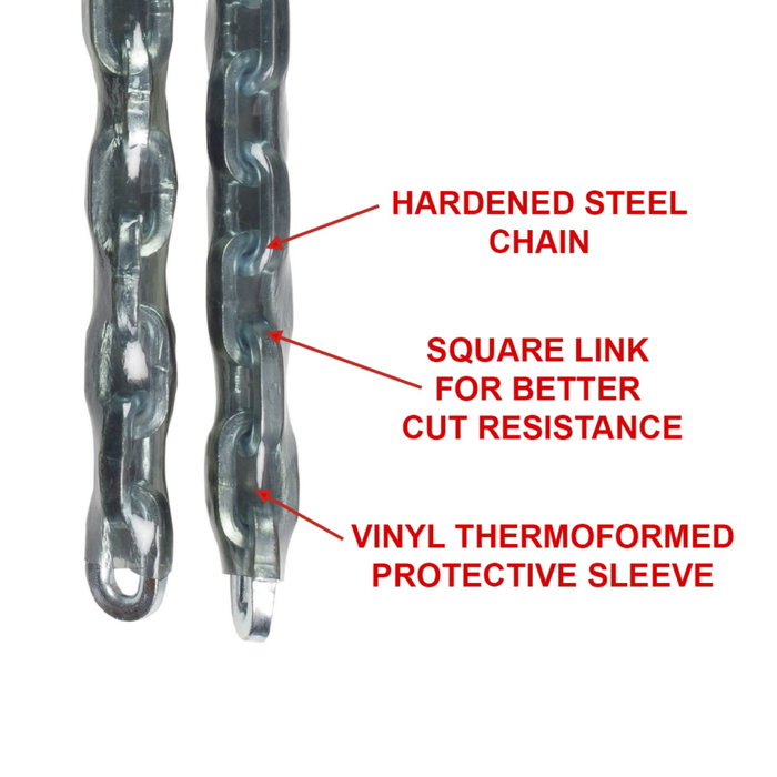 Master Lock Cadena de Acero Endurecido con Funda Protectora 8021EURD Master Lock Cadena de Acero Endurecido con Funda Protectora 8021EURD