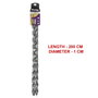 Master Lock Cadena de Acero Endurecido con Funda Protectora 8021EURD