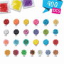 Aquabeads Estudio De Manualidades 35087 con 900+ Abalorios en 25 Colores y Maletín Creativo para +4 Años