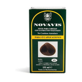 Novavis 6N Rubio Oscuro Tinte Permanente 130ml Sin Amoniaco para Cobertura de Canas