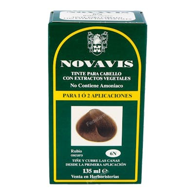 Novavis Tinte Vegetal 6N Rubio Oscuro Novavis Tinte Vegetal 6N Rubio Oscuro