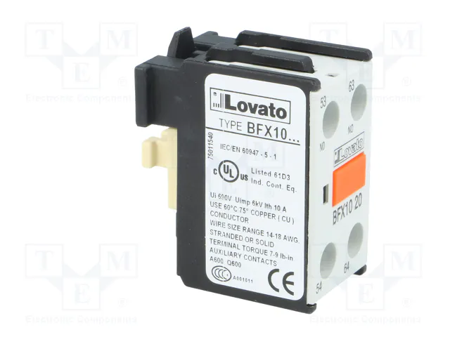 LOVATO ELECTRIC BF Contactores auxiliares NA x2