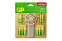 GP Pack de ventilador de mano con 12 pilas AA y 12 pilas AAA ultraalcalinas