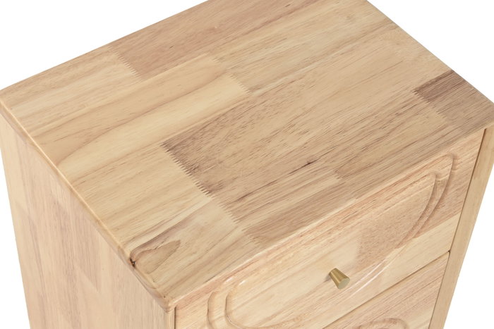DKD Home Decor Mesita de Noche Scandi 58 x 40 x 30 cm