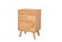 DKD Home Decor Mesita de Noche Scandi 58 x 40 x 30 cm