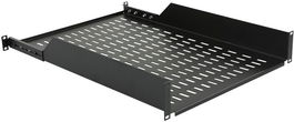 Lanview RAS415BL Estante Montaje Rack 19" Frontal 2U Trasero 1U D=650mm Carga 50kg Negro RAL 9005