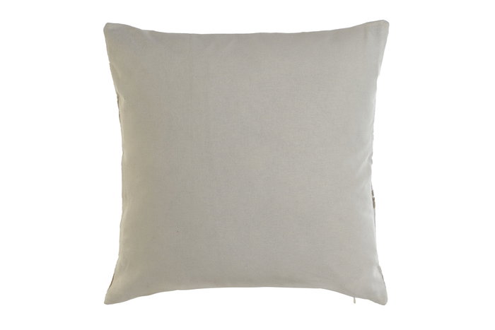 DKD Home Decor Cojín de Algodón Bordado Beige y Marrón (Pack de 2) DKD Home Decor Cojín de Algodón Bordado Beige y Marrón (Pack de 2)