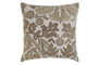 DKD Home Decor Cojín de Algodón Bordado Beige y Marrón (Pack de 2)