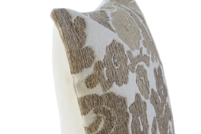 DKD Home Decor Cojín de Algodón Bordado Beige y Marrón (Pack de 2) DKD Home Decor Cojín de Algodón Bordado Beige y Marrón (Pack de 2)