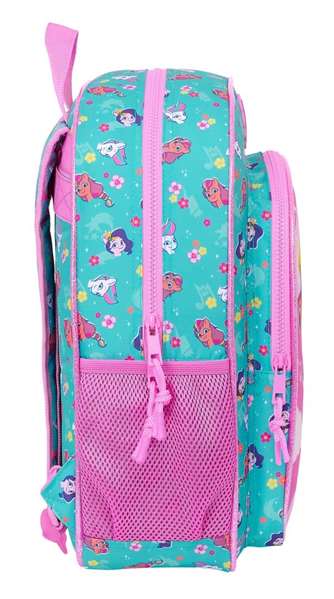 Mochila Escolar My Little Pony Magic Rosa Turquesa 32 x 38 x 12 cm