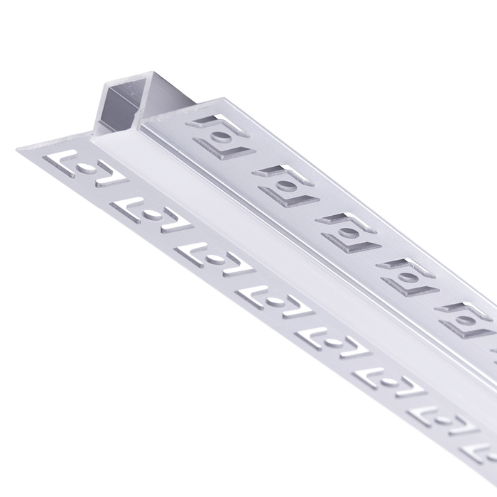 BX3 LIGHT Perfil Aluminio Empotrar Escayola Pladur Tira LED 9mm - 1 Metro [BX3-PA-639-1M]