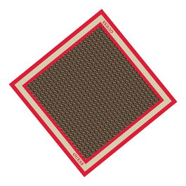 Silvana, Bufanda de textil, Rojo, 90 x 90, Para mujeres