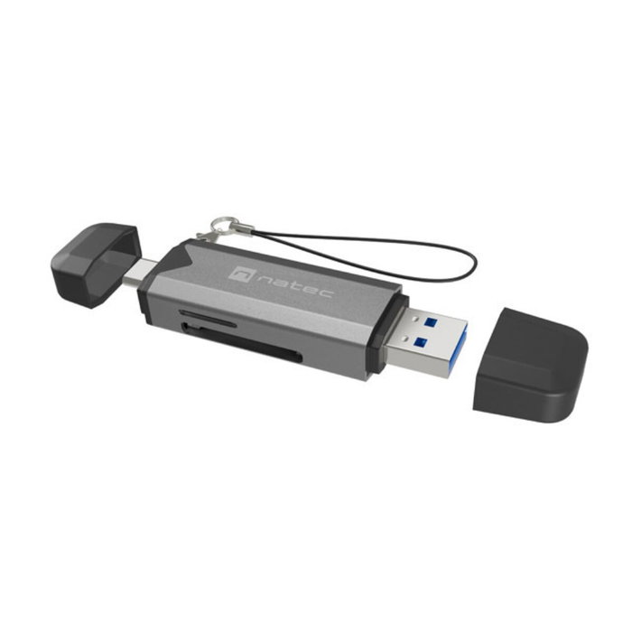 Natec Scarab 3 Lector de tarjetas USB 3.1 Gen 1 USB-A + USB-C SD/Micro SD NCZ-2262