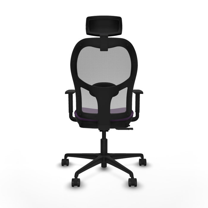 PIQUERAS Y CRESPO Silla de oficina Jorquera con mecanismo Sincro/Traslack Morado y Gris