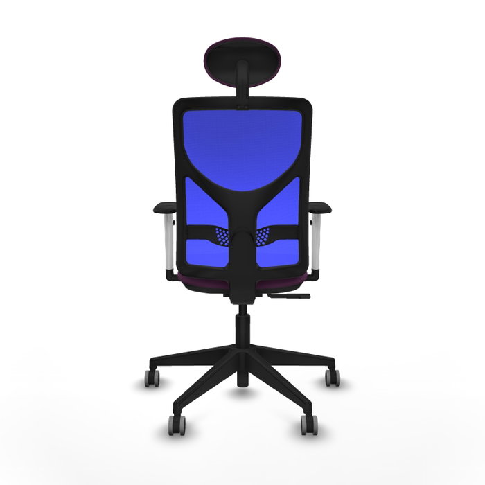 PIQUERAS Y CRESPO Silla de oficina Motilla con mecanismo Sincro, Morado y Azul PIQUERAS Y CRESPO Silla de oficina Motilla con mecanismo Sincro, Morado y Azul