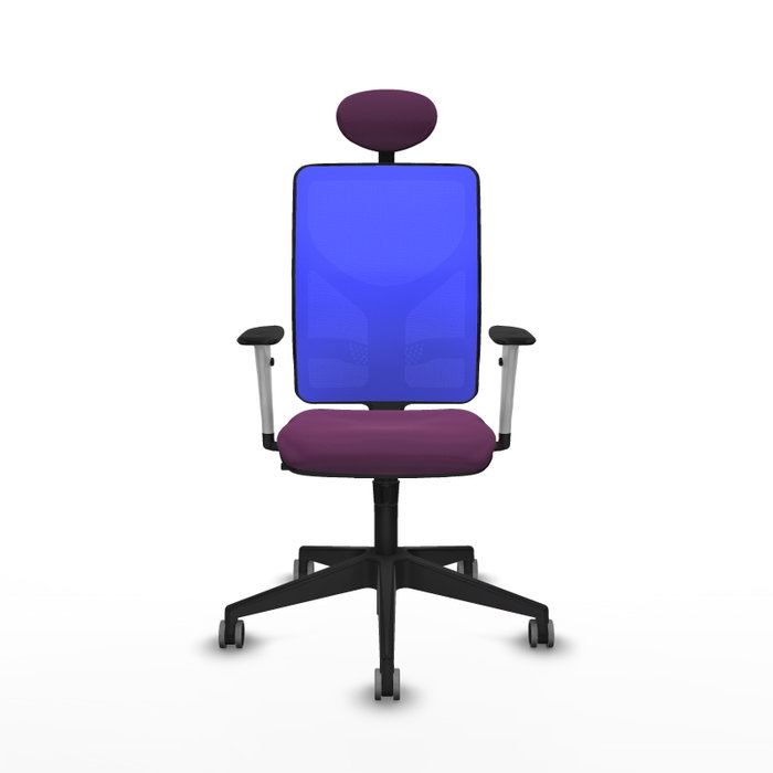 PIQUERAS Y CRESPO Silla de oficina Motilla con mecanismo Sincro, Morado y Azul PIQUERAS Y CRESPO Silla de oficina Motilla con mecanismo Sincro, Morado y Azul