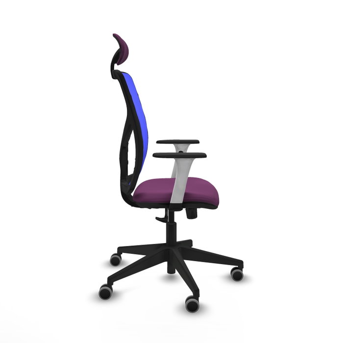 PIQUERAS Y CRESPO Silla de oficina Motilla con mecanismo Sincro, Morado y Azul PIQUERAS Y CRESPO Silla de oficina Motilla con mecanismo Sincro, Morado y Azul