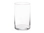 GIFTDECOR Jarrón de Cristal Cilindro Transparente 12cm x 20cm