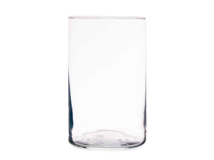 GIFTDECOR Jarrón de Cristal Cilindro Transparente 12cm x 20cm GIFTDECOR Jarrón de Cristal Cilindro Transparente 12cm x 20cm