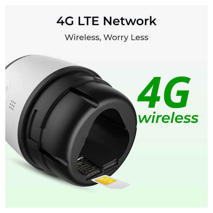 Reolink Go Series G330 Battery-4G Cámara de Seguridad IP Exterior Inalámbrica 4G Blanco