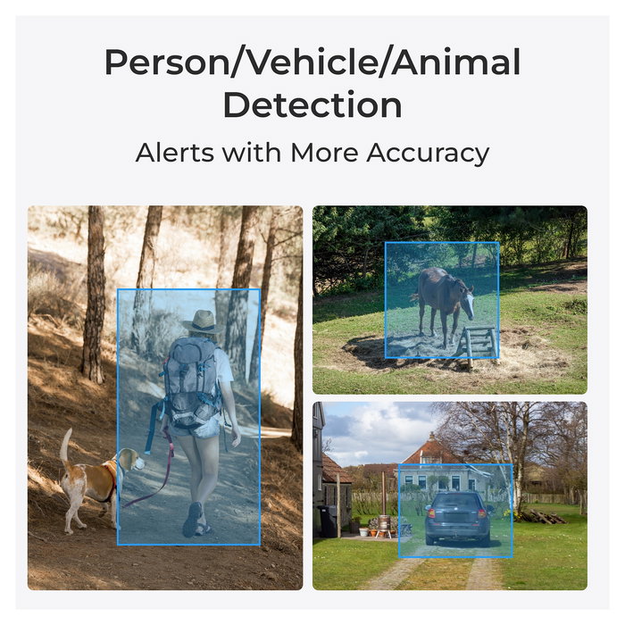 Reolink Go Series G330 Battery-4G Cámara de Seguridad IP Exterior Inalámbrica 4G Blanco