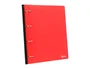 Liderpapel Carpeta de 4 anillas redondas 25 mm Rojo
