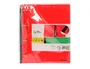Liderpapel Carpeta de 4 anillas redondas 25 mm Rojo