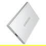 SAMSUNG Portable SSD T7 1TB USB-C 3.2 Gen 2 (10 Gbps) Externo Aluminio Plata - MU-PD1T0G/WW