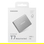 SAMSUNG Portable SSD T7 1TB USB-C 3.2 Gen 2 (10 Gbps) Externo Aluminio Plata - MU-PD1T0G/WW