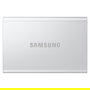 SAMSUNG Portable SSD T7 1TB USB-C 3.2 Gen 2 (10 Gbps) Externo Aluminio Plata - MU-PD1T0G/WW