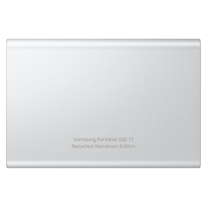 SAMSUNG Portable SSD T7 1TB USB-C 3.2 Gen 2 (10 Gbps) Externo Aluminio Plata - MU-PD1T0G/WW