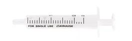 Kruuse Jeringas Desechables de Dos Cuerpos con Cono Concéntrico 2ml, 100ud