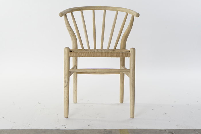 DKD Home Decor Silla Horeca Natural Olmo y Ratan 47 x 79 x 57 cm (2 Unidades)