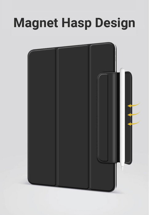 eSTUFF Funda Magnética iPad Pro 12.9 Pulgadas para 2022, 2021 y 2020 COLORADO Negra con Soporte para Apple Pencil y Función Activar/Suspender