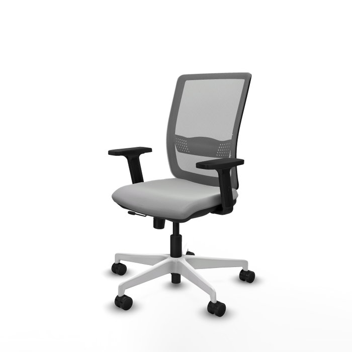 PIQUERAS Y CRESPO Silla de oficina Haches Gris con mecanismo Sincro/Traslack PIQUERAS Y CRESPO Silla de oficina Haches Gris con mecanismo Sincro/Traslack