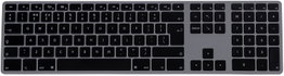 Matias Teclado Alámbrico FK318 para Mac Space Gray Layout Español Hub USB