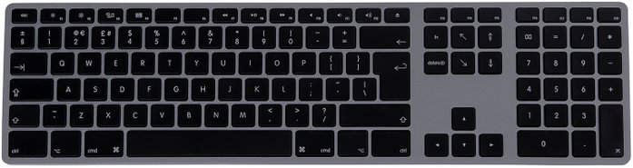 Matias Teclado Alámbrico FK318 para Mac Space Gray Layout Español Hub USB