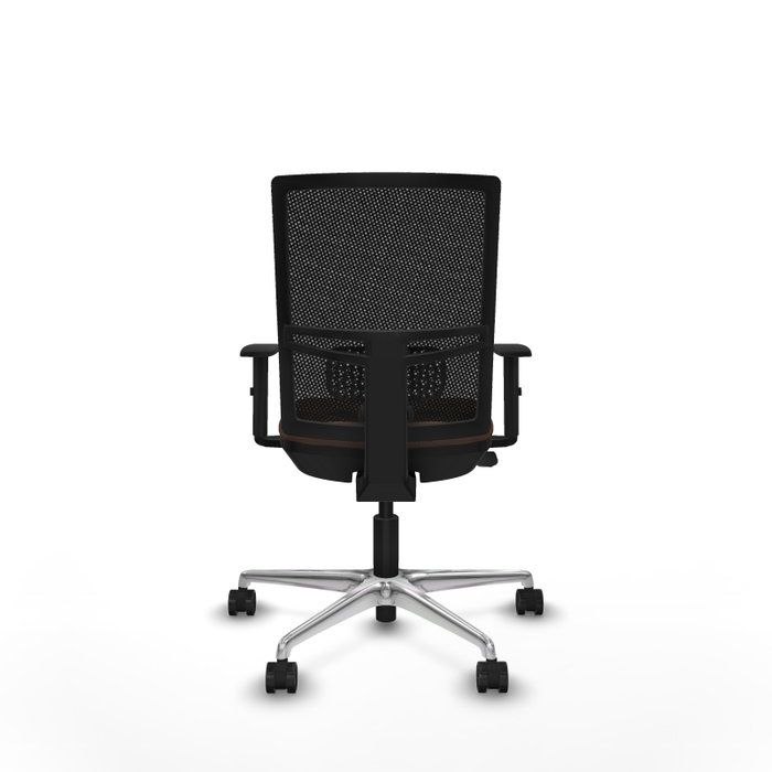 PIQUERAS Y CRESPO Silla de oficina Yunquera con mecanismo Sincro/Traslack, Marrón oscuro y Negro PIQUERAS Y CRESPO Silla de oficina Yunquera con mecanismo Sincro/Traslack, Marrón oscuro y Negro
