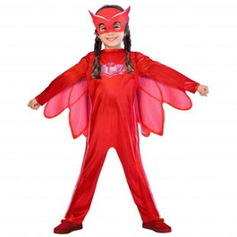 Pj Masks Disfraz Owlette Roja Talla 2-3 Años