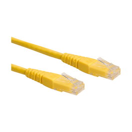 ROLINE Patchkabel Cat.6 Clase E UTP Amarillo 0,5m