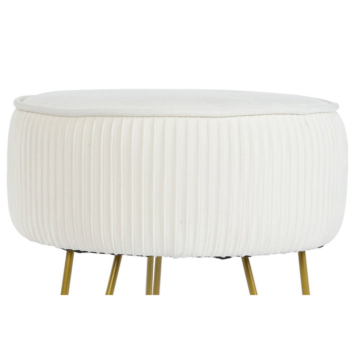 DKD Home Decor Reposapiés Moderno Blanco DKD Home Decor Reposapiés Moderno Blanco