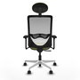 PIQUERAS Y CRESPO Silla de oficina Zulema Verde oliva y Blanco